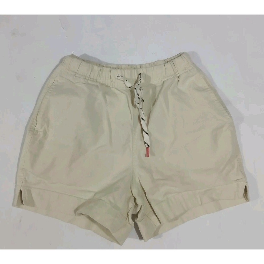 Topo Designs Canvas Drawstring Dirt Shorts Size Small Pull On Hike Outdoors Camp